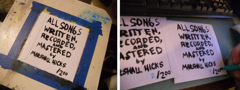 The back and hand numbering